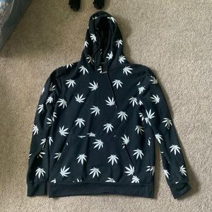 CROPP L pot leaf hoodie